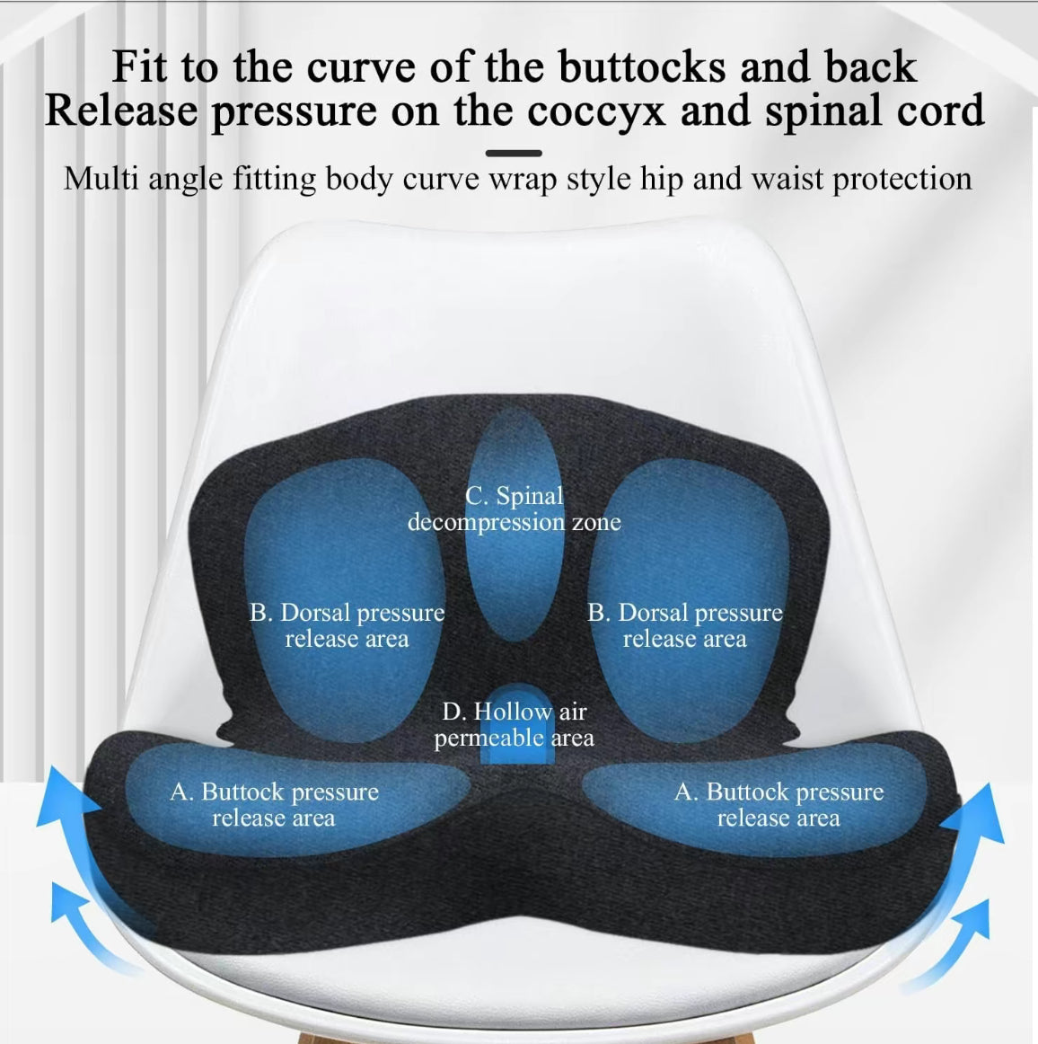 Lumbar Support Pressure Relief Cushion