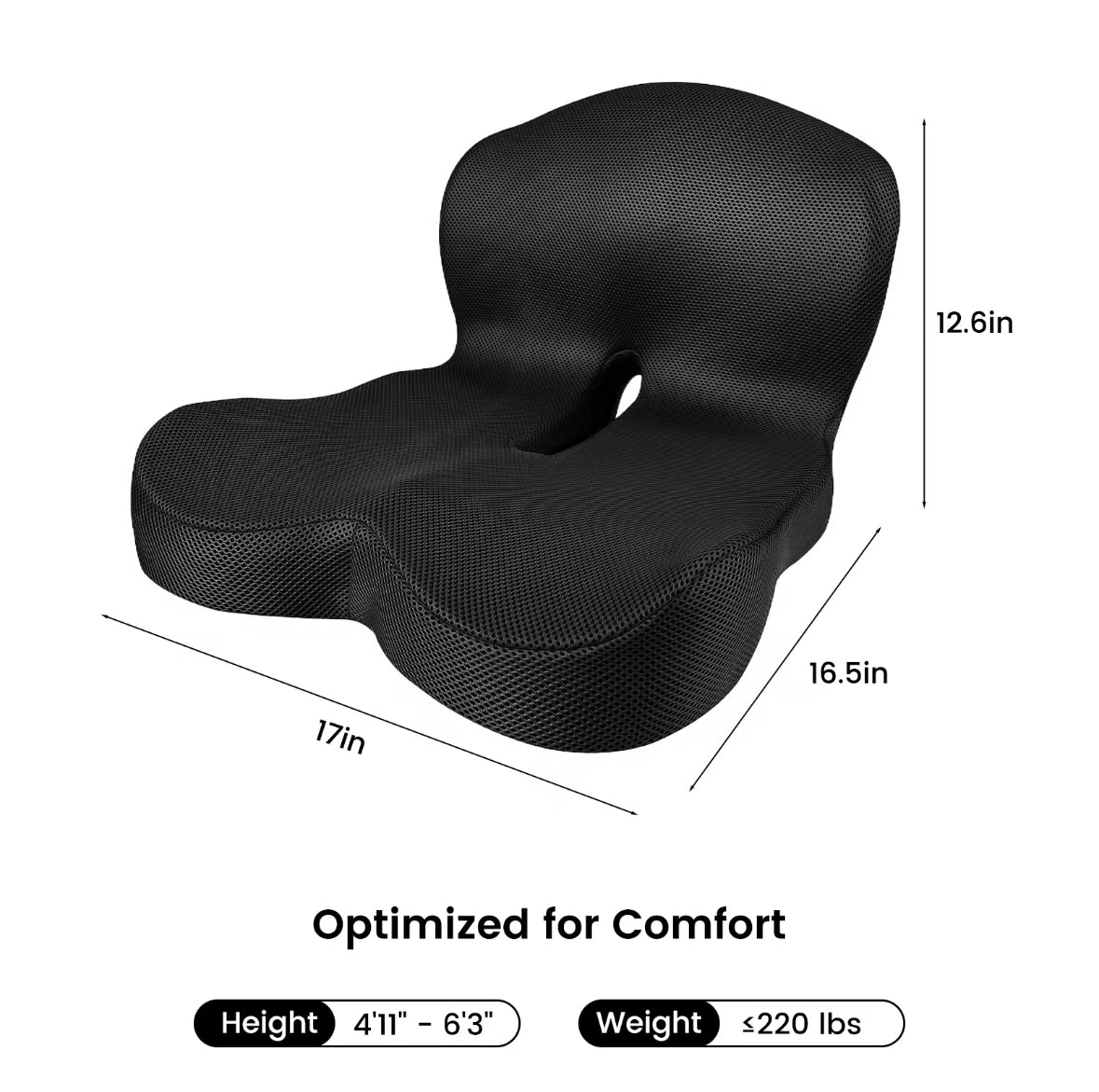 Lumbar Support Pressure Relief Cushion